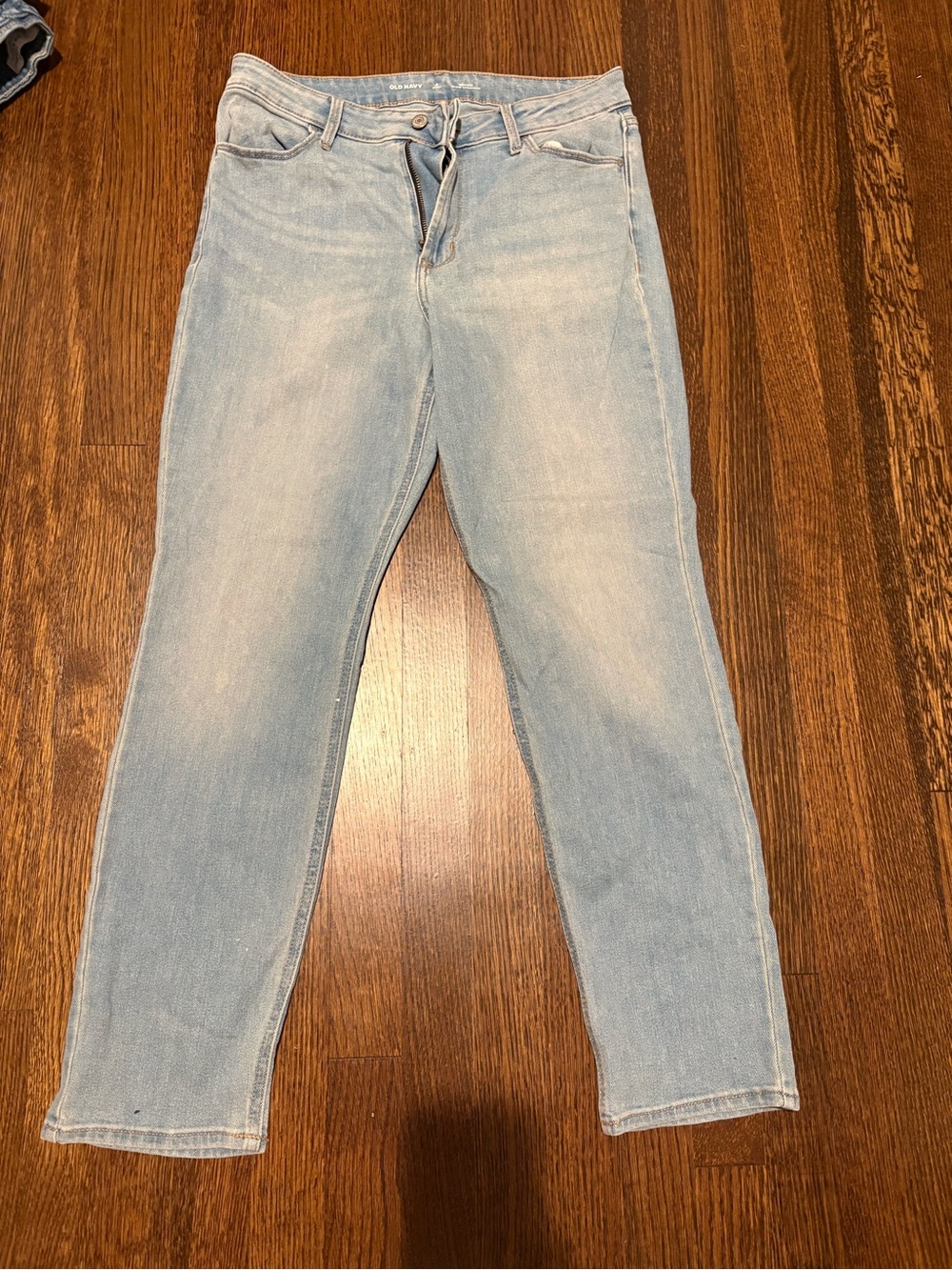 Old Navy Women’s Light Blue High Rise Wow Straight Leg Jeans Size 8 Short